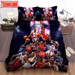 Chicago Bulls Michael Jordan Unstoppable Moves Bedding Sets