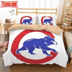 Chicago Cubs Duvet Cover Bedding Set