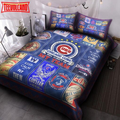 Chicago Cubs Quilt Bedding Set