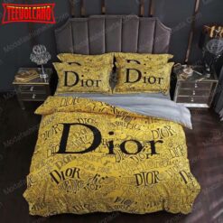 Christian Dior Logo Brands 12 Bedding Set