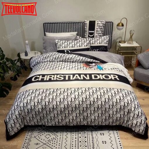 Christian Dior Logo Brands 9 Bedding Set