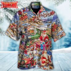 Christmas Joy Love Peace Family Laughter Hawaiian Shirt