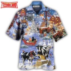 Christmas Love Farm Hawaiian Shirt