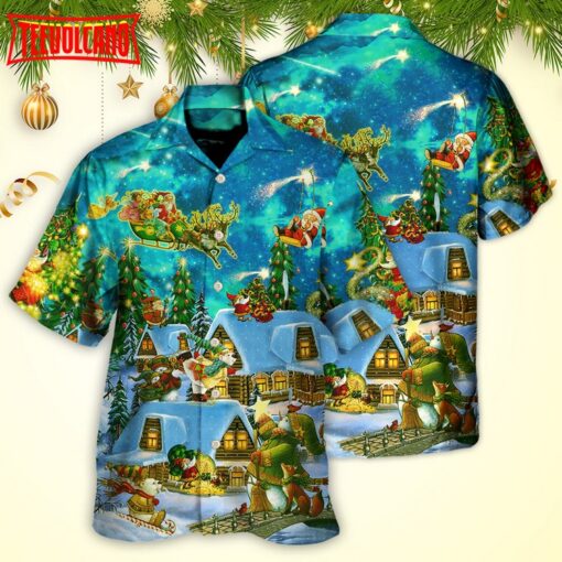 Christmas The Magical Night Hawaiian Shirt