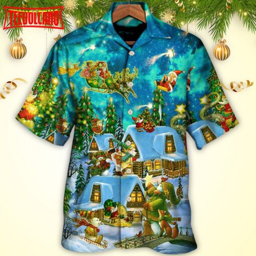 Christmas The Magical Night Hawaiian Shirt