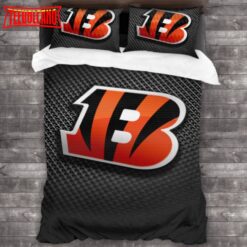 Cincinnati Bengals Bedding Set Duvet Cover