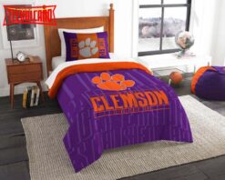 Clemson Tigers Bedding Set Duvet Cover &amp Pillow Cases