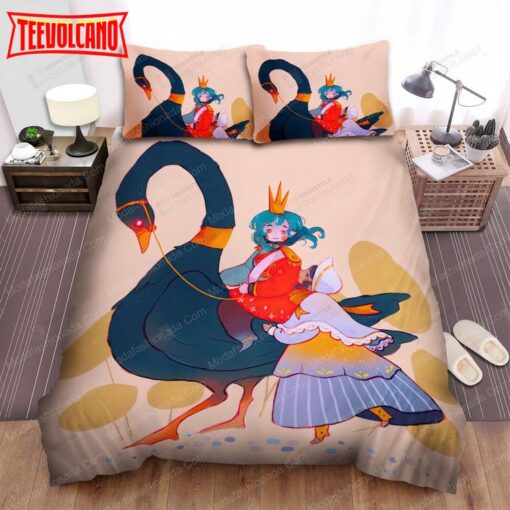 Climbing On The Black Swan Animal 9 Bedding Sets