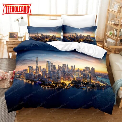 Coastal City Scenery 246 Bedding Sets