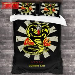 Cobra Kai Duvet Cover Set Cobra Kai Bedding Sets