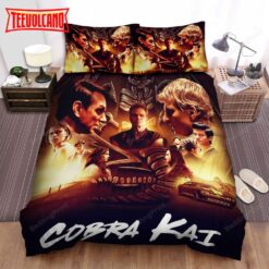 Cobra Kai Movie Poster 4 Bed Sheets Duvet Cover Bedding Sets