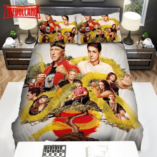 Cobra Kai Movie Poster Art Spread Duvet Cover Bedding Sets