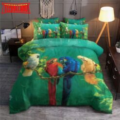 Colorful Parrot Bed Sheets Duvet Cover Bedding Sets