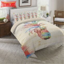 Colorful Pineapple Bedding Set Duvet Cover &amp Pillow Cases