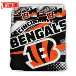 Colorful Shine Amazing Cincinnati Bengals 3d Duvet Cover Bedding Sets