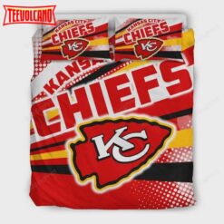 Colorful Shine Amazing Kansas City Chiefs NFL Football team Bedding Set