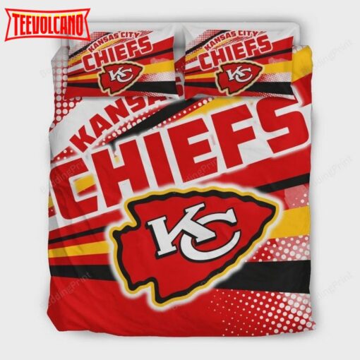 Colorful Shine Amazing Kansas City Chiefs NFL Football team Bedding Set