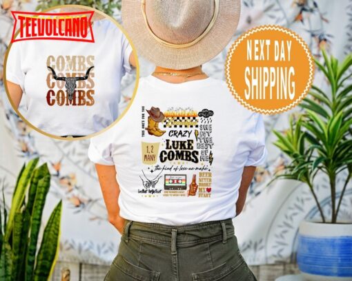 Combs Bullhead Shirt, Luke Combs World Tour 2023 Sweatshirt