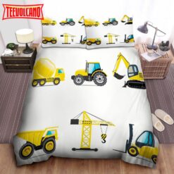 Construction Truck Bedding Set Duvet Cover &amp Pillow Cases