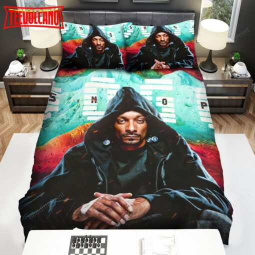 Cool Snoop Dogg In Hoodie Artwork Duvet Cover Bedding Sets