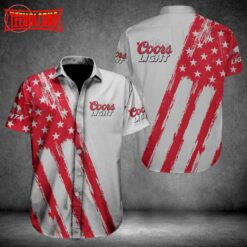 Coors Light Hawaiian Shirt