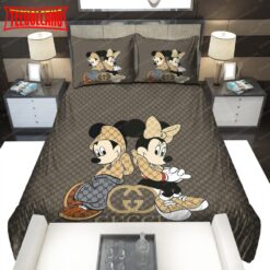 Couple Mickey Mouse Gucci Bedding Sets