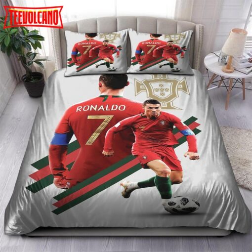 Cristiano Ronaldo Portugal Bed Sheets