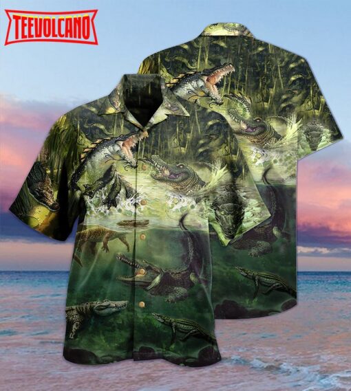 Crocodile Amazing Alligator Hawaiian Shirt