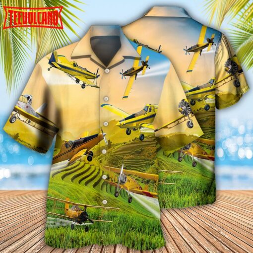 Crop Duster In Life Hawaiian Shirt