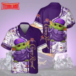 Crown Royal Baby Yoda Hawaiian Shirt