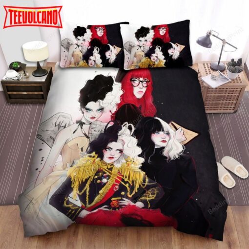 Cruella Movie Art 3 Bed Sheets Duvet Cover Bedding Sets