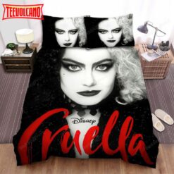 Cruella Movie Poster 2 Bed Sheets Duvet Cover Bedding Sets