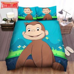 Curious George Solo Image Bed Sheets Spread Duvet Cover Bedding Sets