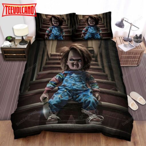 Curse Of Chucky Poster 2 Bed Sheets Duvet Cover Bedding Sets