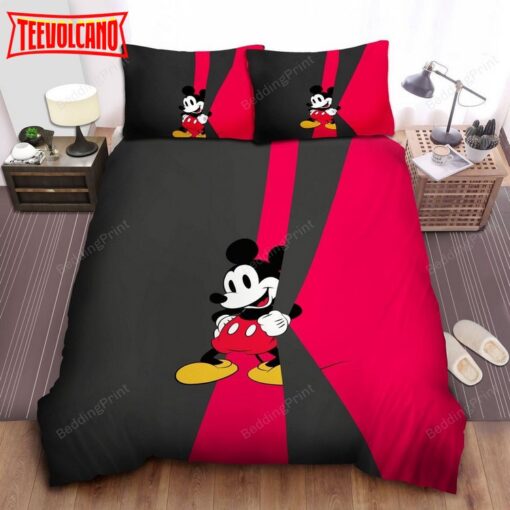 Cute Mickey Mouse Bed Sheets Duvet Cover Bedding Sets