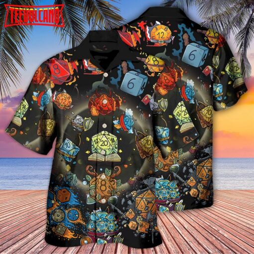 D20 Dungeon And Dragon Hawaiian Shirt