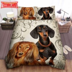 Dachshund Dogs Lovers Bedding Set Duvet Cover &amp Pillow Cases