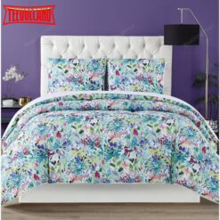 Dahlia Pattern Bed Sheets Duvet Cover Bedding Sets