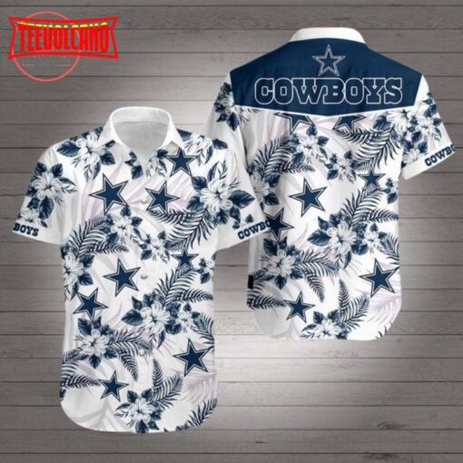 Dallas Cowboys Starflower Hawaiian shirts