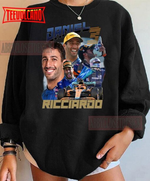 Daniel Ricciardo Classic Retro Shirt – Daniel Ricciardo 90s Vintage T-shirt