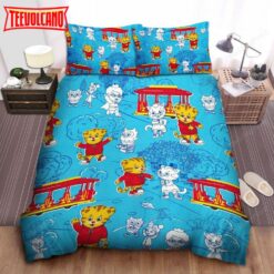 Daniel Tiger’s Neighborhood Daniel And Friends Going To The Park Duvet Cover Bedding Sets