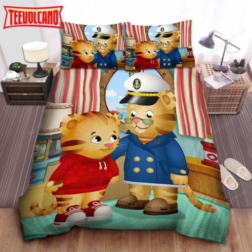 Daniel Tiger’s Neighborhood Daniel And Mr. Mcfeely  Duvet Cover Bedding Sets