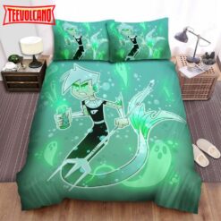 Danny Phantom Surrounded By Ghosts Bed Sheets Spread Duvet Cover Bedding Sets