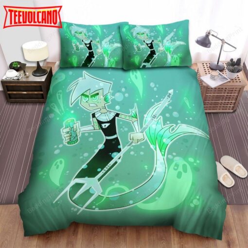 Danny Phantom Surrounded By Ghosts Bed Sheets Spread Duvet Cover Bedding Sets