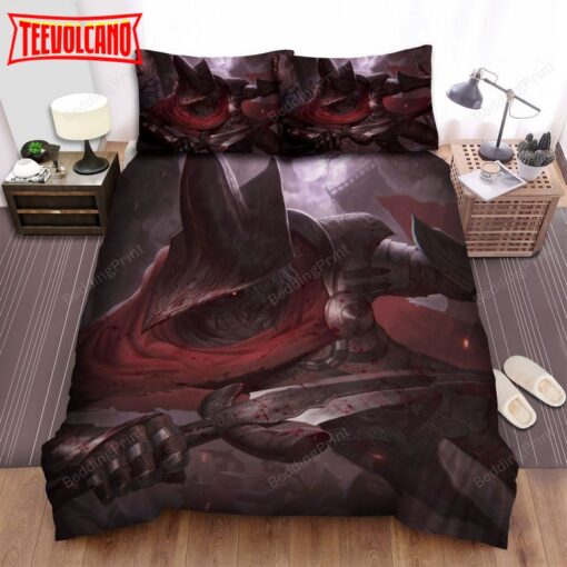 Dark Souls 3 Abyss Watchers Bloody Artwork Duvet Cover Bedding Set