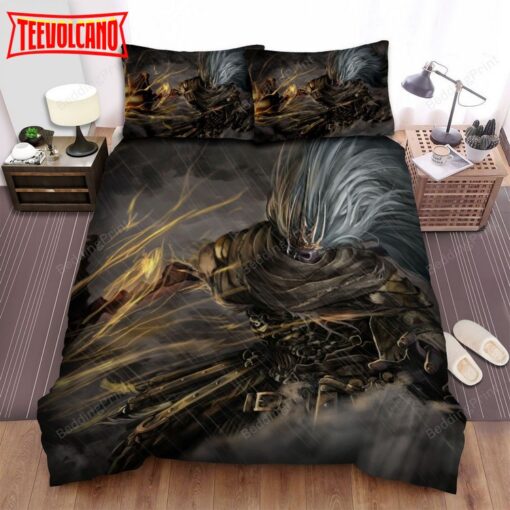 Dark Souls 3 The Nameless King Art Painting Duvet Cover Bedding Set