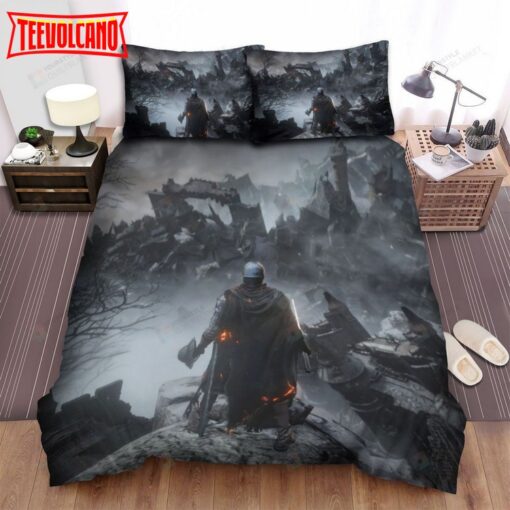 Dark Souls The Ashen One In Ringed City Bed Sheets Spread Duvet Cover Bedding Set