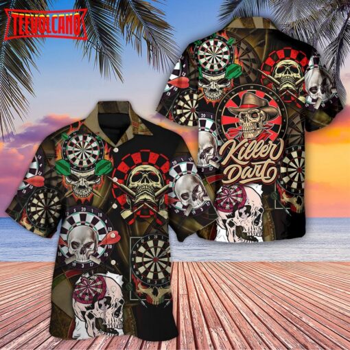 Dart Skull Killer Dart Hawaiian Shirt