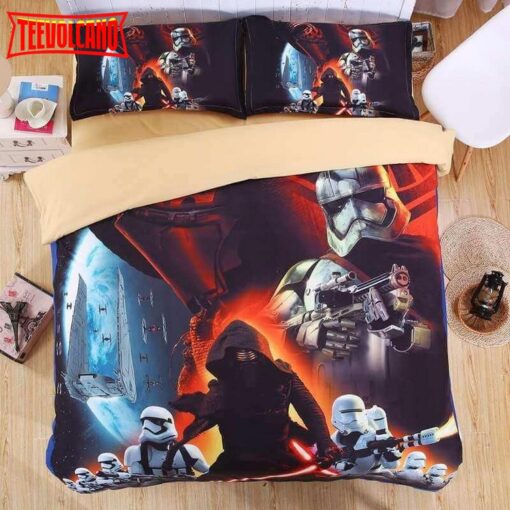 Darth Vader And First Order Star Wars 3d Printed Bedding Set Duvet Cover