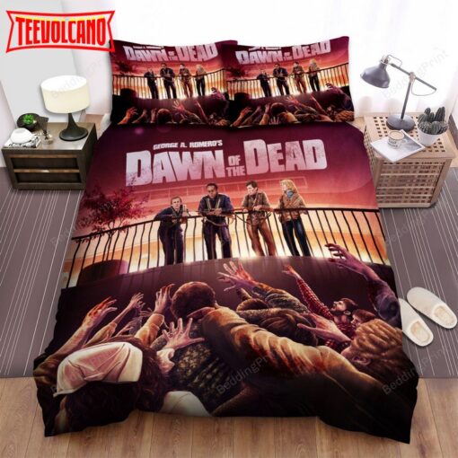 Dawn Of The Dead Movie Poster 4 Bed Sheets Duvet Cover Bedding Sets